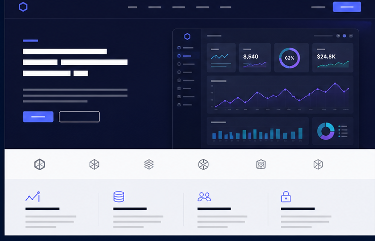 Northline Roofing fictional website concept