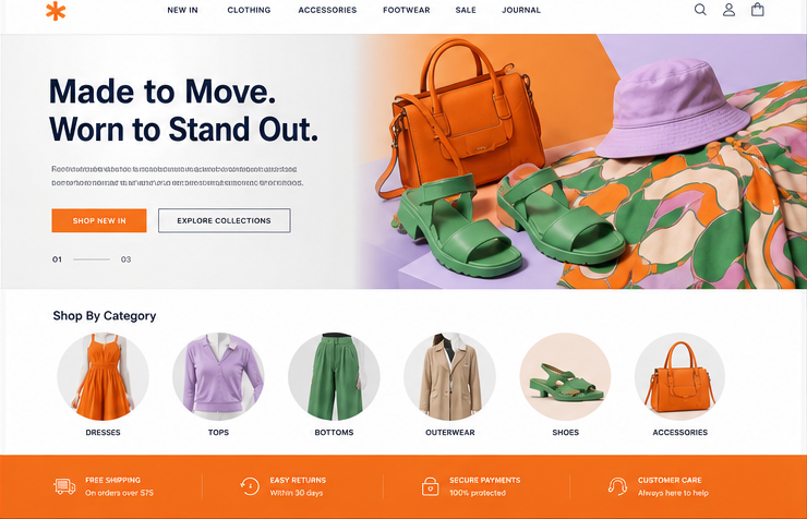Everfield Realty website concept